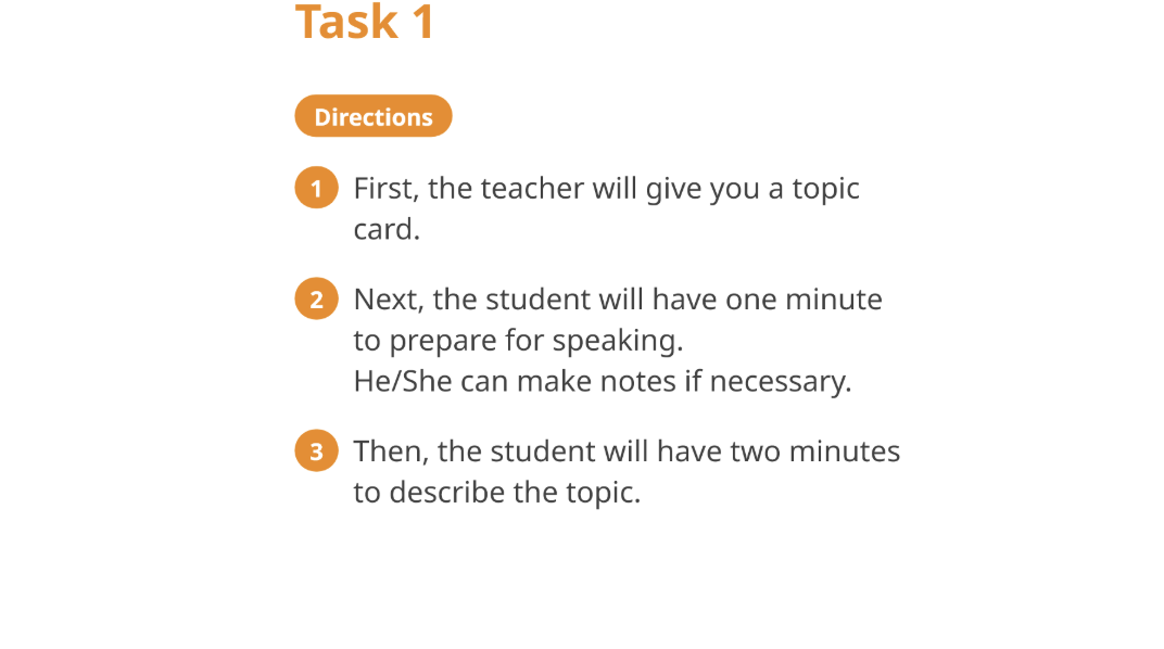 IELTSスピーキング対策（1）